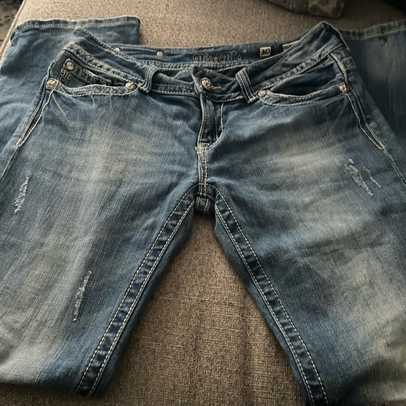 Gently used Miss Me boot cut jeans - Picture 1 of 3